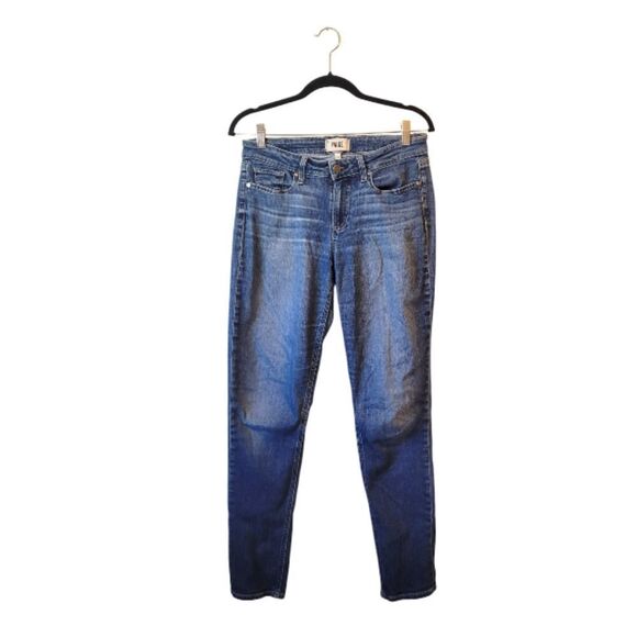 Paige Medium Wash Skyline Skinny Jeans - Picture 1 of 6